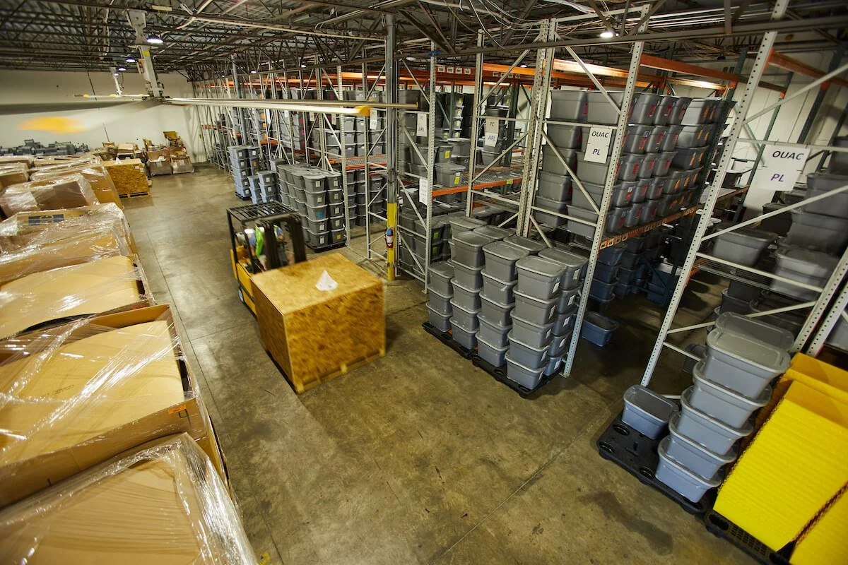 Professional logistics team